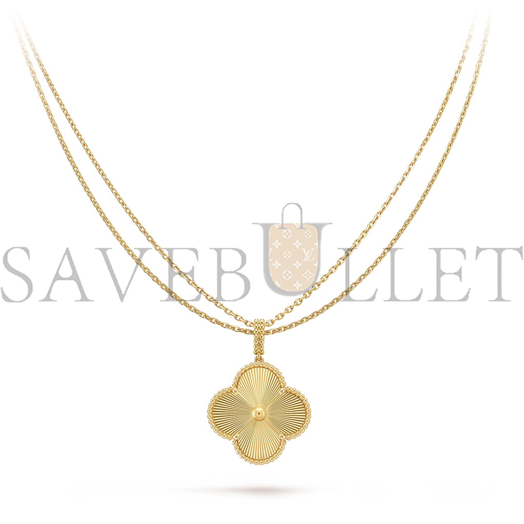 VAN CLEEF & ARPELS MAGIC ALHAMBRA LONG NECKLACE, 1 MOTIF - YELLOW GOLD  VCARP4KO00